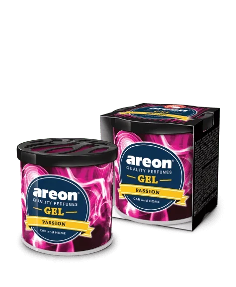 AREON GEL - PASSION - GEL PERFUME FOR CARS & OFFICE