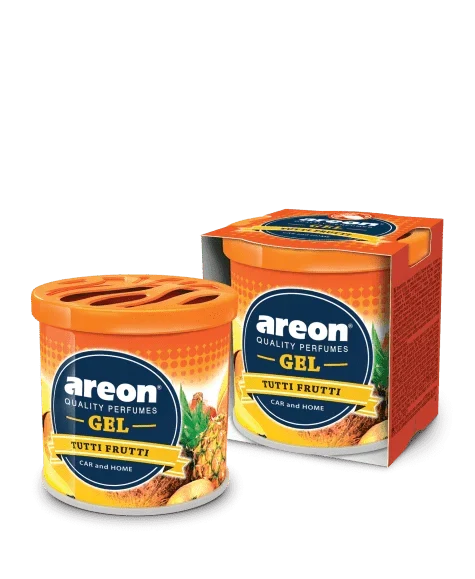 AREON GEL - TUTTI FRUITI - GEL PERFUME FOR CARS & OFFICE