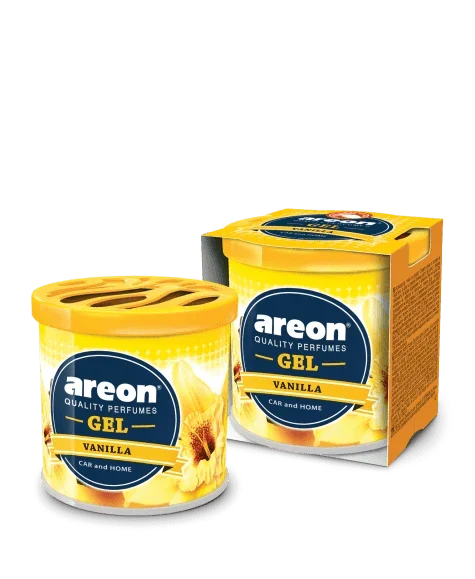 AREON GEL - VANILLA - GEL PERFUME FOR CARS & OFFICE