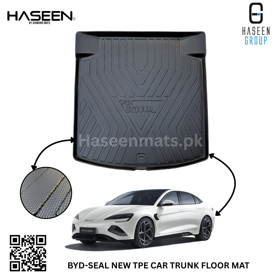 BYD SEAL NEW TPE PLASTIC TRUNK FLOOR MAT