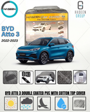 BYD ATTO 3 NEW DOUBLE COAT PVC WITH COTTON CAR COVERS