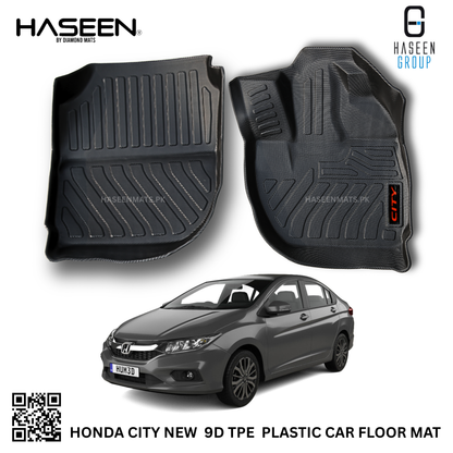 HONDA CITY NEW LUXURY 9D TPE PLASTIC FLOOR MAT
