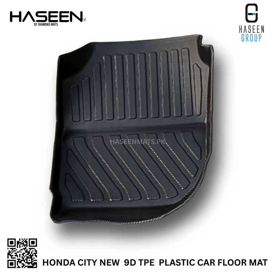 HONDA CITY NEW LUXURY 9D TPE PLASTIC FLOOR MAT