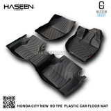 HONDA CITY NEW LUXURY 9D TPE PLASTIC FLOOR MAT
