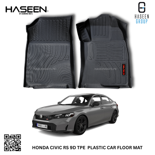 HONDA CIVIC RS 2022-PRESENT TPE PLASTIC HEAVY DUTY 9D FLOOR MAT