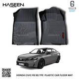 HONDA CIVIC RS 2022-PRESENT TPE PLASTIC HEAVY DUTY 9D FLOOR MAT