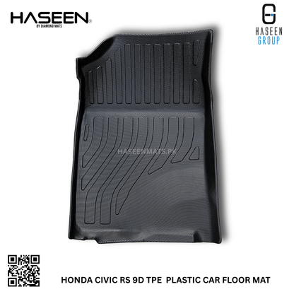 HONDA CIVIC RS 2022-PRESENT TPE PLASTIC HEAVY DUTY 9D FLOOR MAT