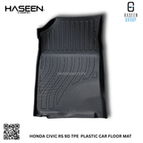 HONDA CIVIC RS 2022-PRESENT TPE PLASTIC HEAVY DUTY 9D FLOOR MAT
