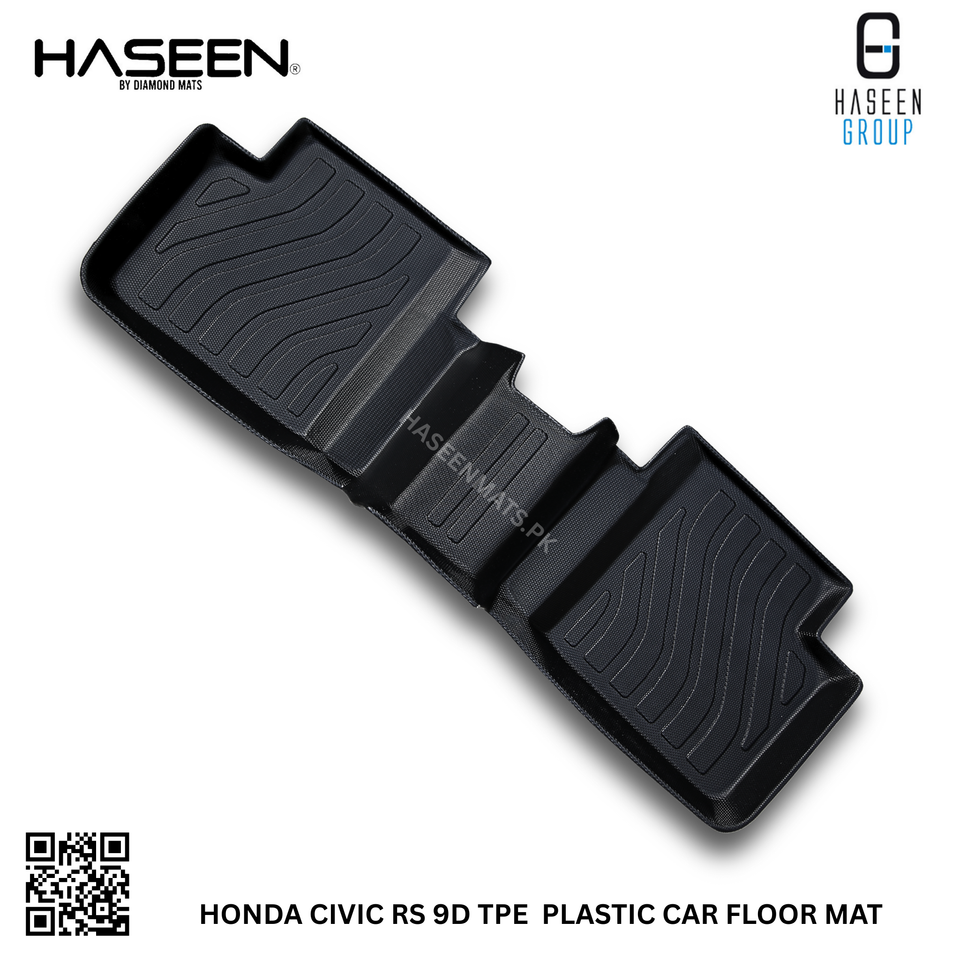 HONDA CIVIC RS 2022-PRESENT TPE PLASTIC HEAVY DUTY 9D FLOOR MAT