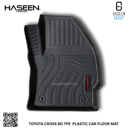 TOYOTA CROSS 9D TPE PLASTIC HEAVY DUTY CAR FLOOR MAT