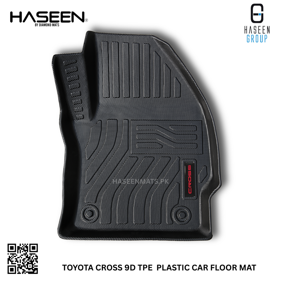 TOYOTA CROSS 9D TPE PLASTIC HEAVY DUTY CAR FLOOR MAT