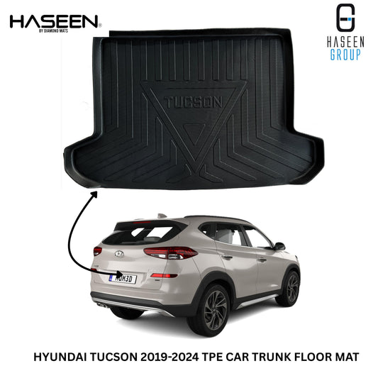 HYUNDAI TUCSON 2021-2024 HEAVY DUTY TPE TRUNK PLASTIC CAR FLOOR MAT