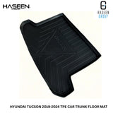 HYUNDAI TUCSON 2021-2024 HEAVY DUTY TPE TRUNK PLASTIC CAR FLOOR MAT