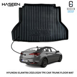 HYUNDAI ELANTRA 2021-2024 TPE PLASTIC CAR FLOOR TRUNK MAT