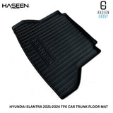 HYUNDAI ELANTRA 2021-2024 TPE PLASTIC CAR FLOOR TRUNK MAT