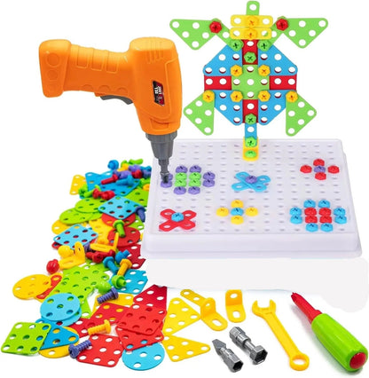 Creative Drilling Toy With Screwdriver Tool Playset (249 Pcs)