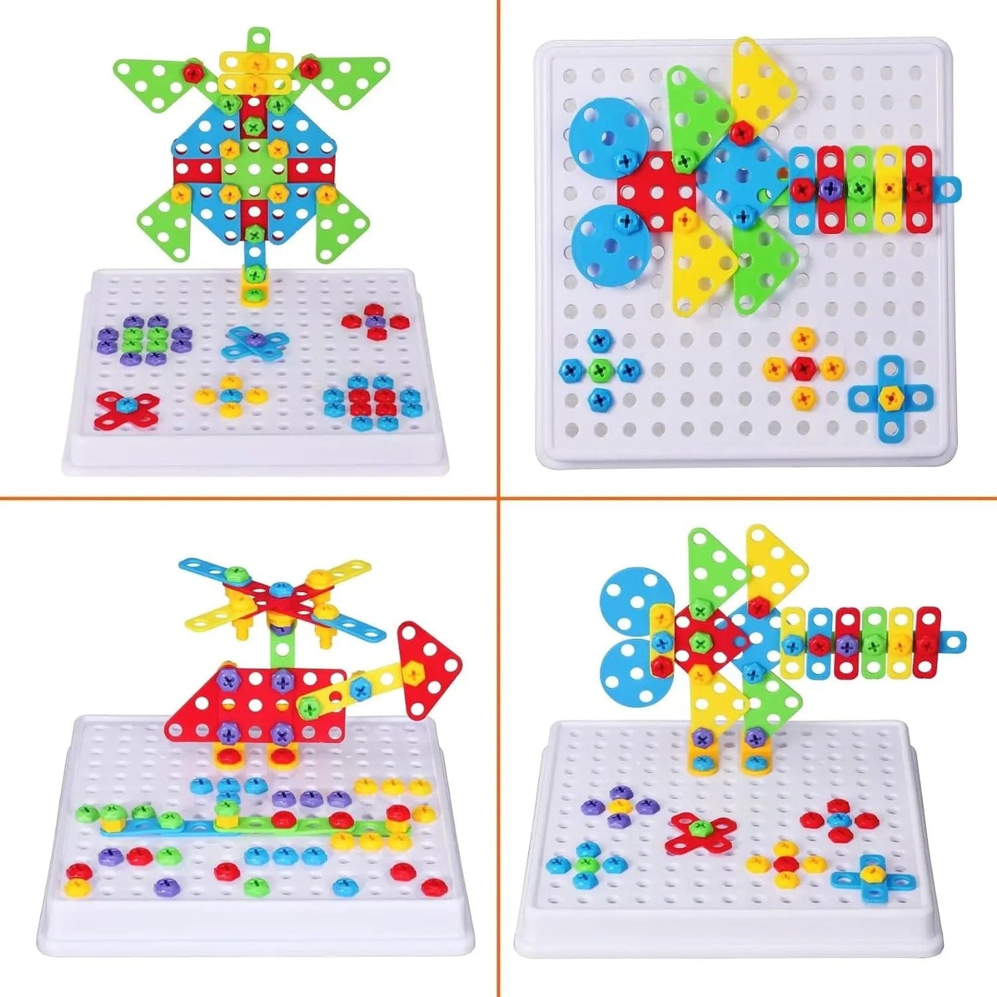 Creative Drilling Toy With Screwdriver Tool Playset (249 Pcs)
