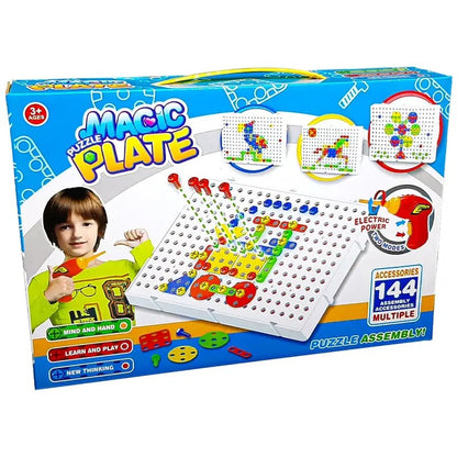Creative Drilling Toy With Screwdriver Tool Playset (249 Pcs)