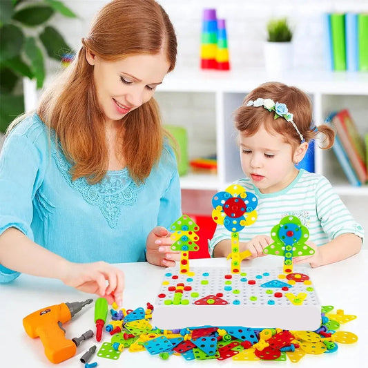 Creative Drilling Toy With Screwdriver Tool Playset (249 Pcs)