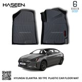 HYUNDAI ELANTRA 2021-2024 9D TPE PLASTIC HEAVY DUTY CAR FLOOR MAT