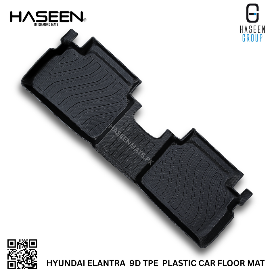 HYUNDAI ELANTRA 2021-2024 9D TPE PLASTIC HEAVY DUTY CAR FLOOR MAT