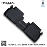 HYUNDAI ELANTRA 2021-2024 9D TPE PLASTIC HEAVY DUTY CAR FLOOR MAT
