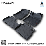HYUNDAI ELANTRA 2021-2024 9D TPE PLASTIC HEAVY DUTY CAR FLOOR MAT
