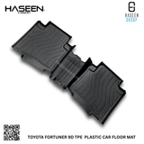 TOYOTA FORTUNER 9D TPE PLASTIC HEAVY DUTY CAR FLOOR MAT