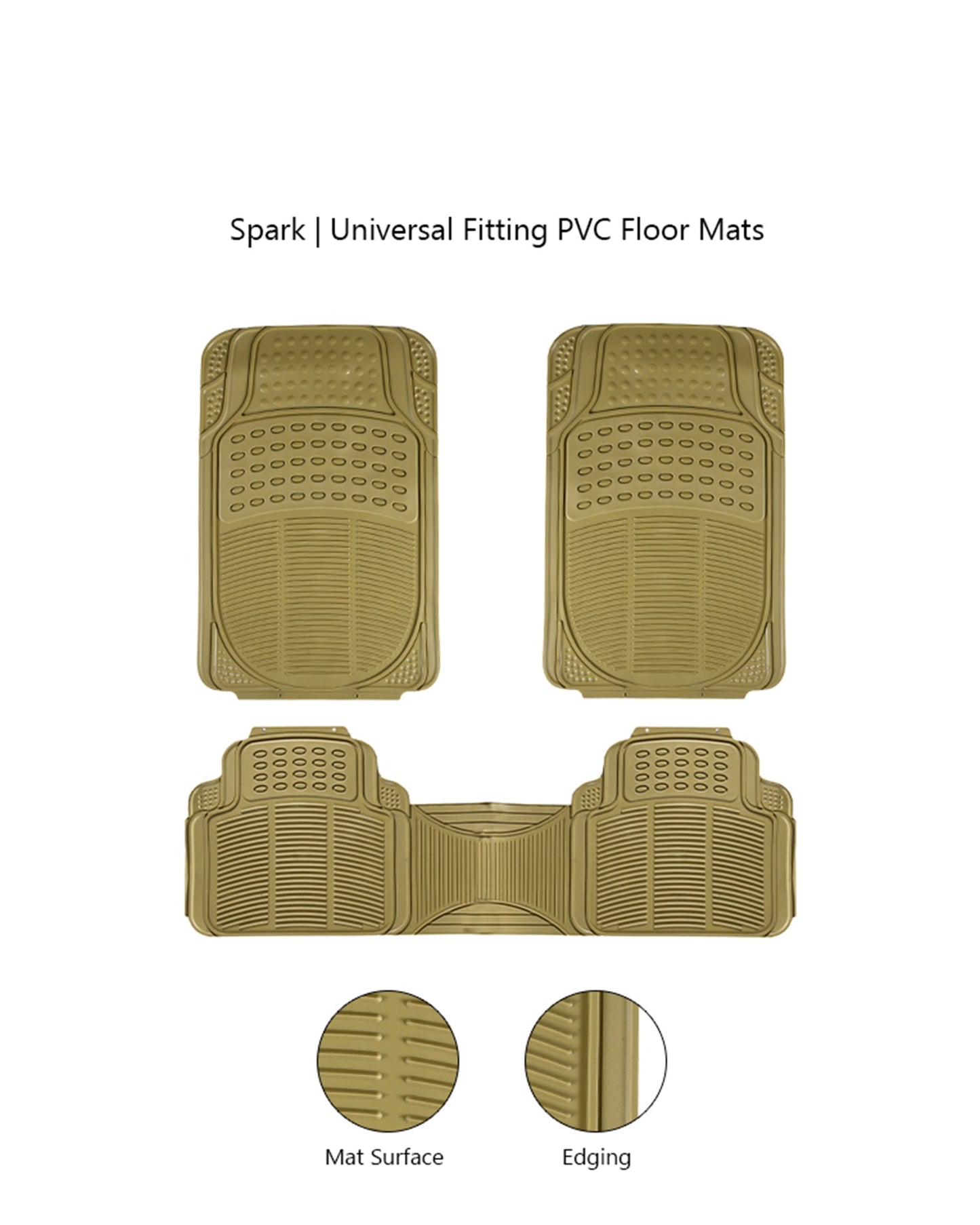 UNIVERSAL 333 PVC DIAMOND SERIES CAR FLOOR MAT