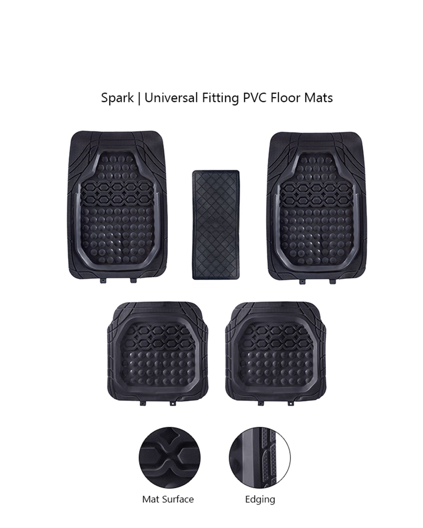 UNIVERSAL 999 PVC DIAMOND SERIES CAR FLOOR MAT