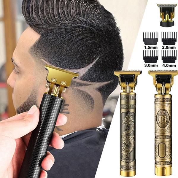 VINTAGE T9 metal Rechargeable Electric Trimmer For Men
