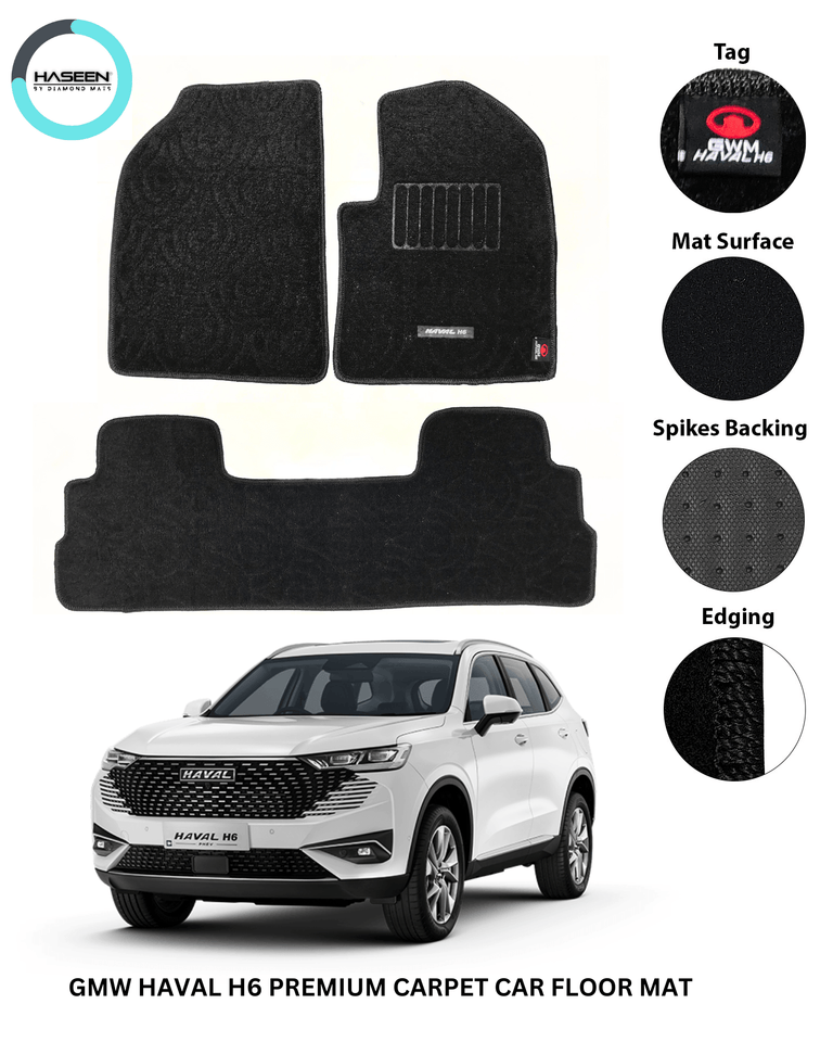 GMW HAVAL H6 2022-2024 NEW PREMIUM CARPET CAR FLOOR MAT