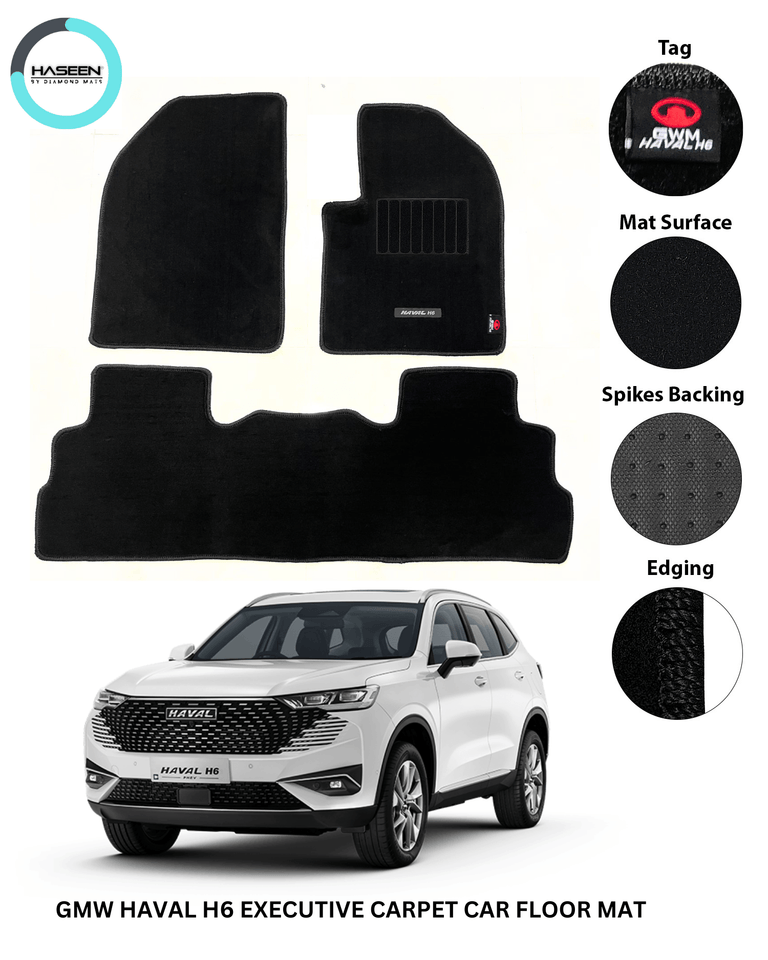 GMW HAVAL H6 2022-2024 NEW EXECUTIVE SIDE LOGO CARPET CAR FLOOR MAT