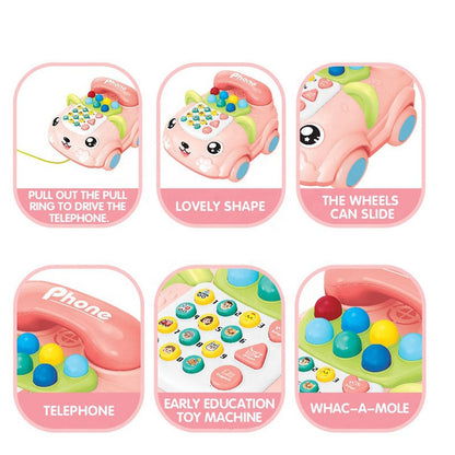 Baby Early Education Telephone Car Toy