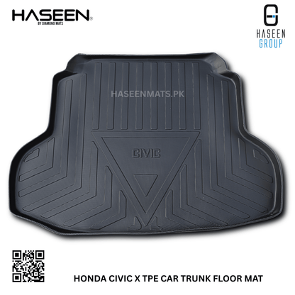HONDA CIVIC X 2016-2021 TPE PLASTIC CAR TRUNK MAT