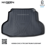 HONDA CIVIC X 2016-2021 TPE PLASTIC CAR TRUNK MAT