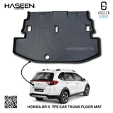 HONDA BR-V 2014-PRESENT TPE PLASTIC CAR TRUNK MAT