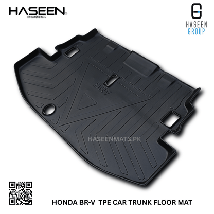 HONDA BR-V 2014-PRESENT TPE PLASTIC CAR TRUNK MAT