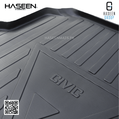 HONDA CIVIC X 2016-2021 TPE PLASTIC CAR TRUNK MAT