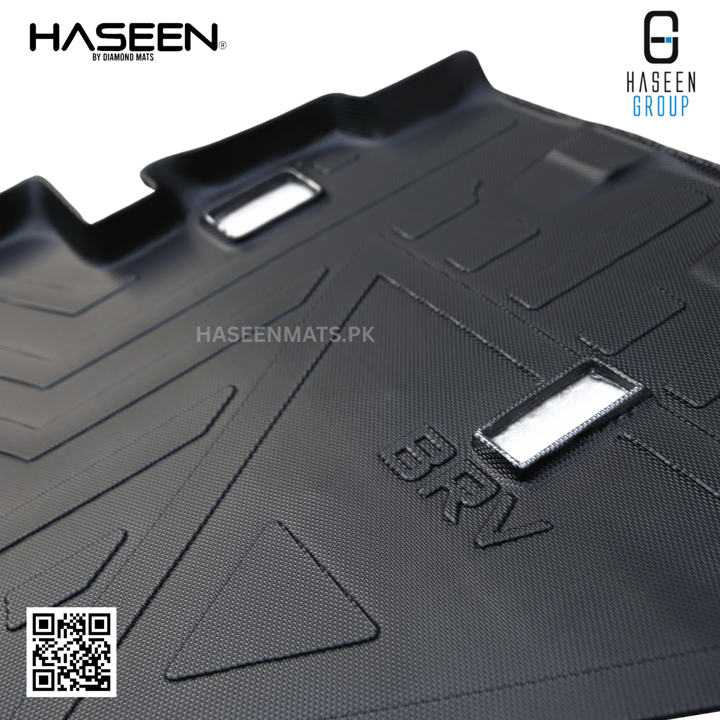 HONDA BR-V 2014-PRESENT TPE PLASTIC CAR TRUNK MAT