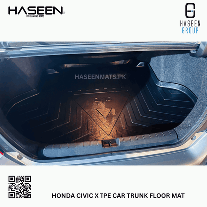 HONDA CIVIC X 2016-2021 TPE PLASTIC CAR TRUNK MAT