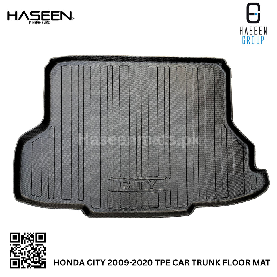 HONDA CITY 2009-2020 TPE PLASTIC TRUNK FLOOR MAT
