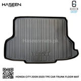 HONDA CITY 2009-2020 TPE PLASTIC TRUNK FLOOR MAT