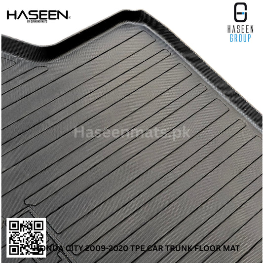 HONDA CITY 2009-2020 TPE PLASTIC TRUNK FLOOR MAT