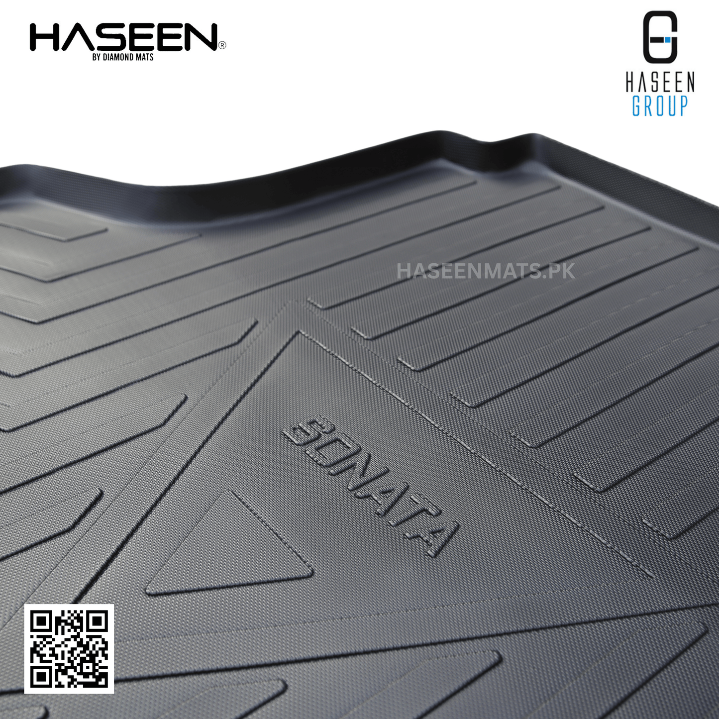 HYUNDAI SONATA 2021-2024 TPE PLASTIC CAR TRUNK MAT