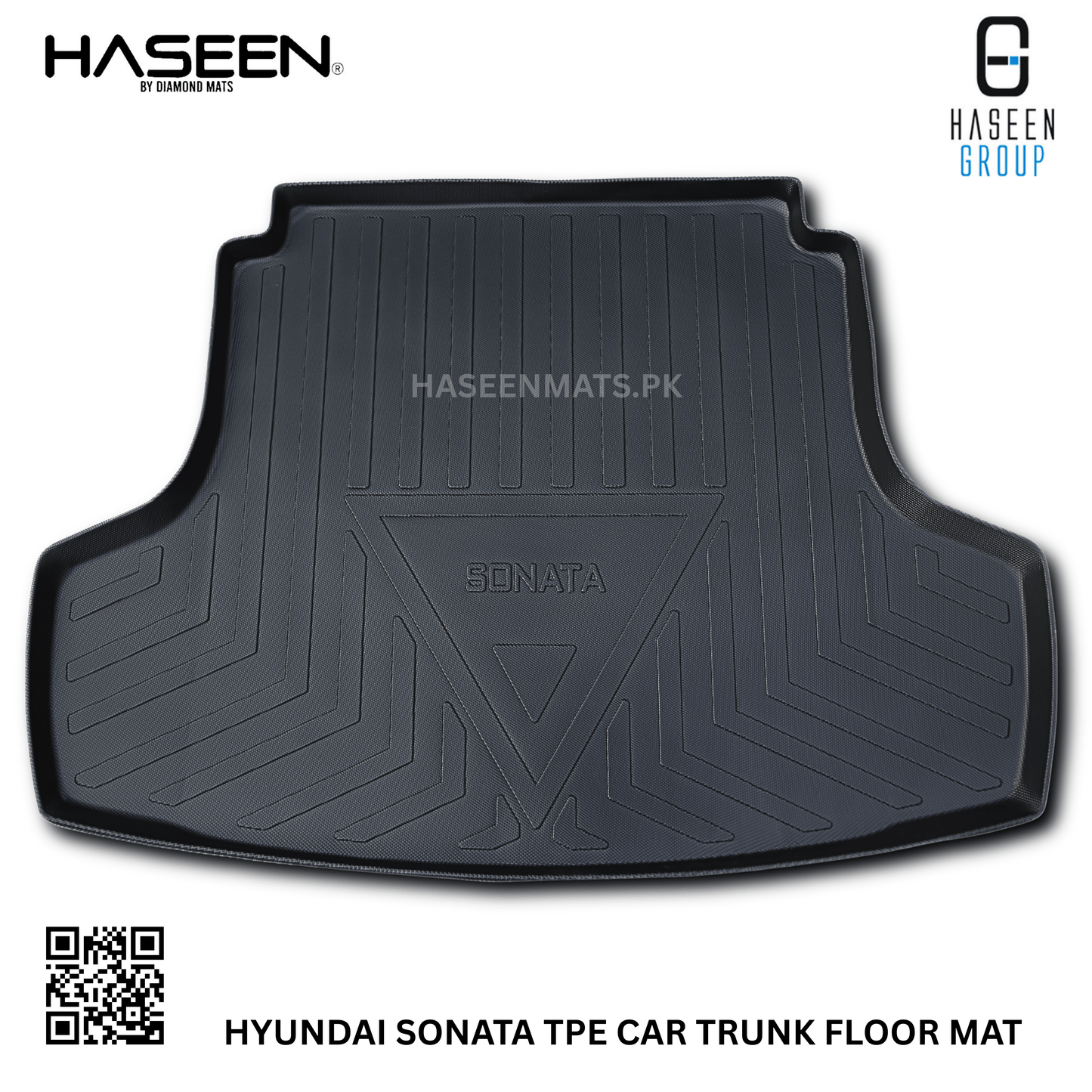 HYUNDAI SONATA 2021-2024 TPE PLASTIC CAR TRUNK MAT