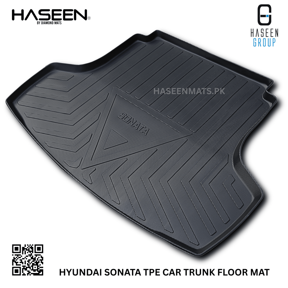 HYUNDAI SONATA 2021-2024 TPE PLASTIC CAR TRUNK MAT