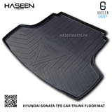 HYUNDAI SONATA 2021-2024 TPE PLASTIC CAR TRUNK MAT