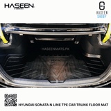 HYUNDAI SONATA N LINE 2025 TPE PLASTIC CAR TRUNK MAT