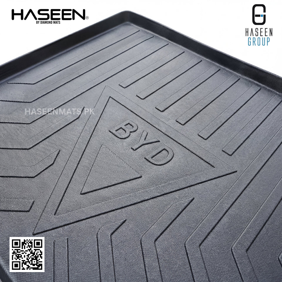 BYD ATTO 3 TPE PLASTIC TRUNK FLOOR MAT